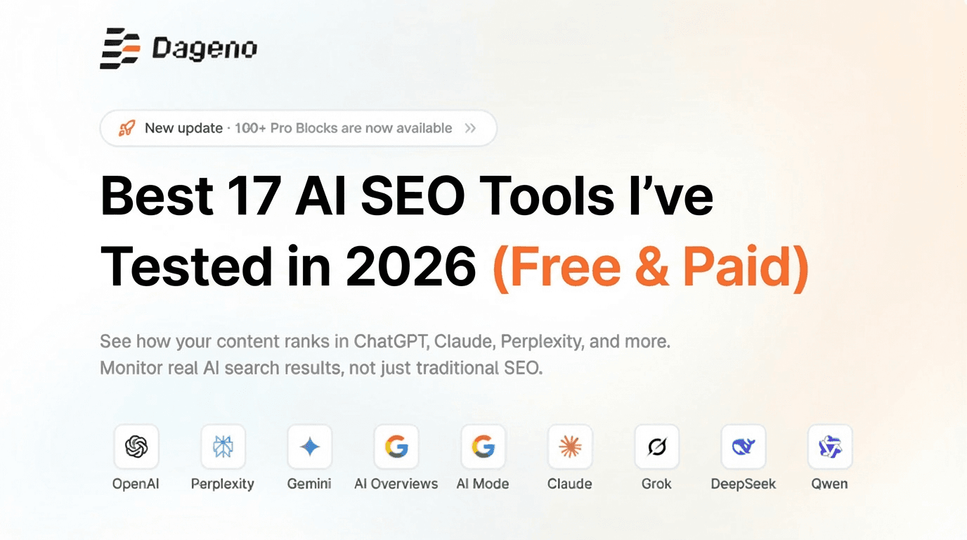 2026년 직접 테스트한 최고의 AI SEO 도구 17선 (무료 및 유료)