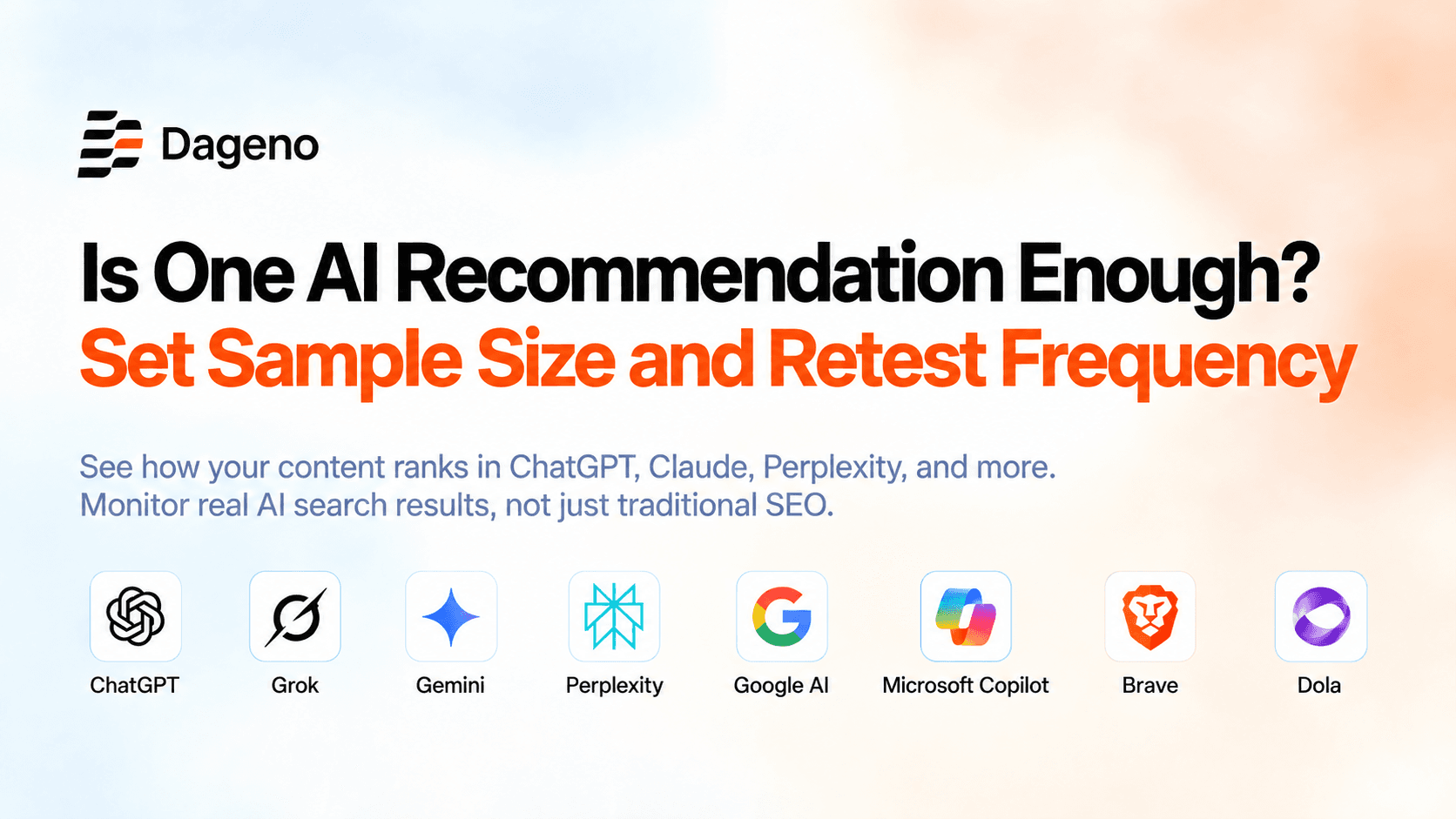 Does One AI Recommendation Count as Improvement? How to Set Sample Size and Retest Frequency Before It Goes in a Report