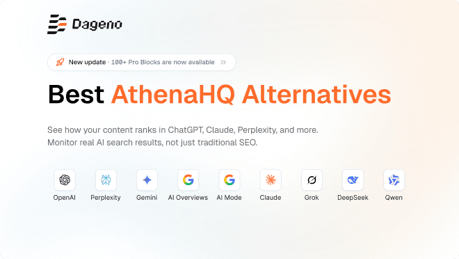 10 Melhores Alternativas ao AthenaHQ para 2026: Ferramentas de Visibilidade de Busca com IA, GEO e Monitoramento de Citações