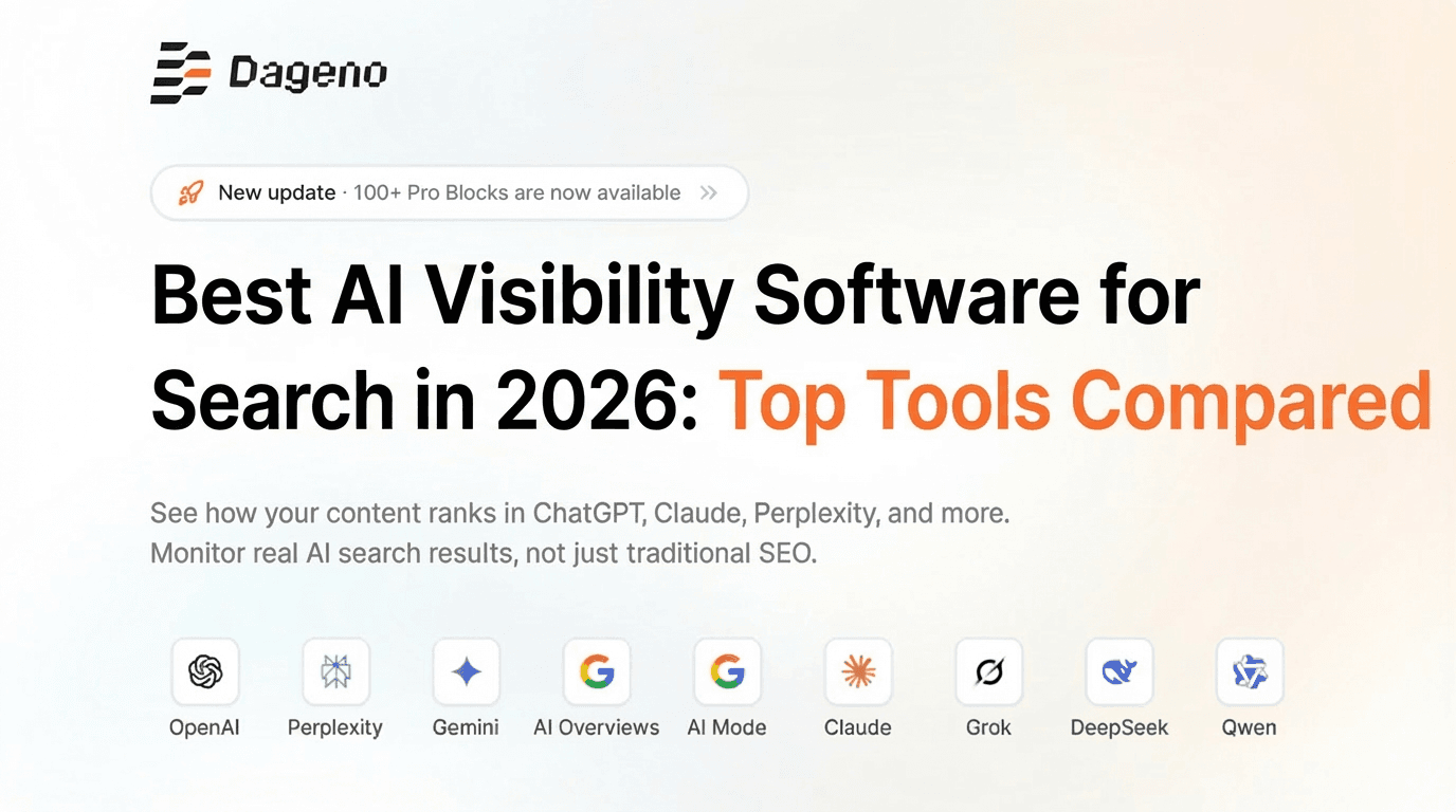 Phần mềm tốt nhất để theo dõi khả năng hiển thị trên AI Search năm 2026: So sánh các công cụ hàng đầu