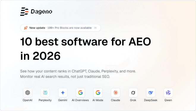 Die 8 besten AEO-Softwareplattformen 2026