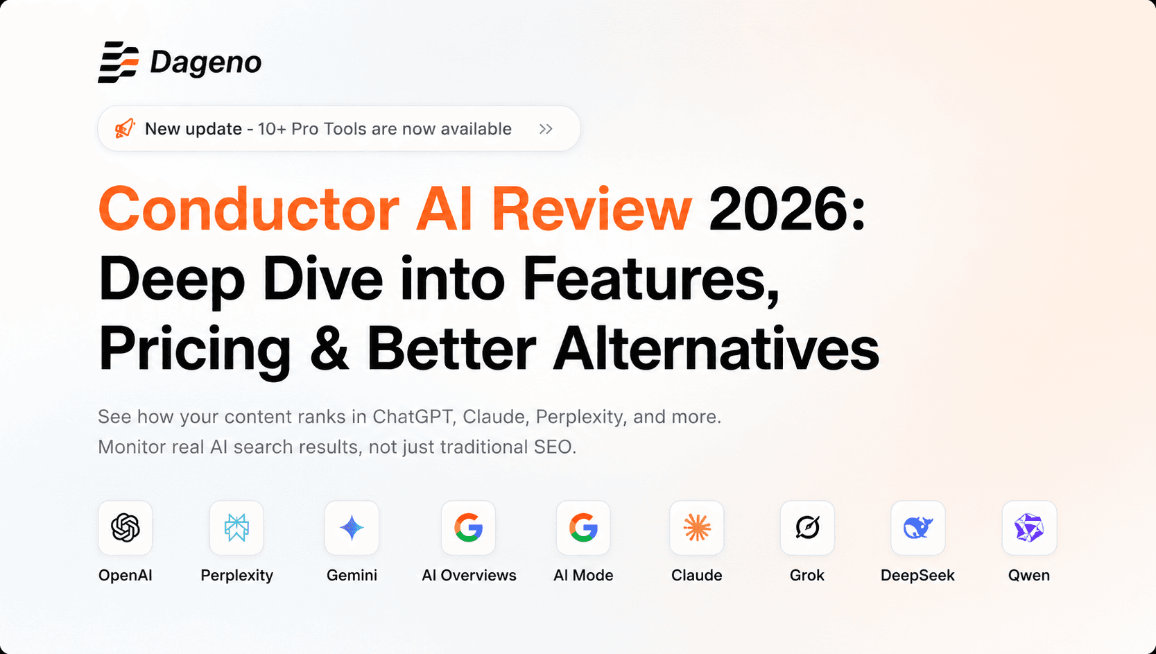 Conductor AI Review 2026: Deep Dive into Features, Pricing & Better Alternatives