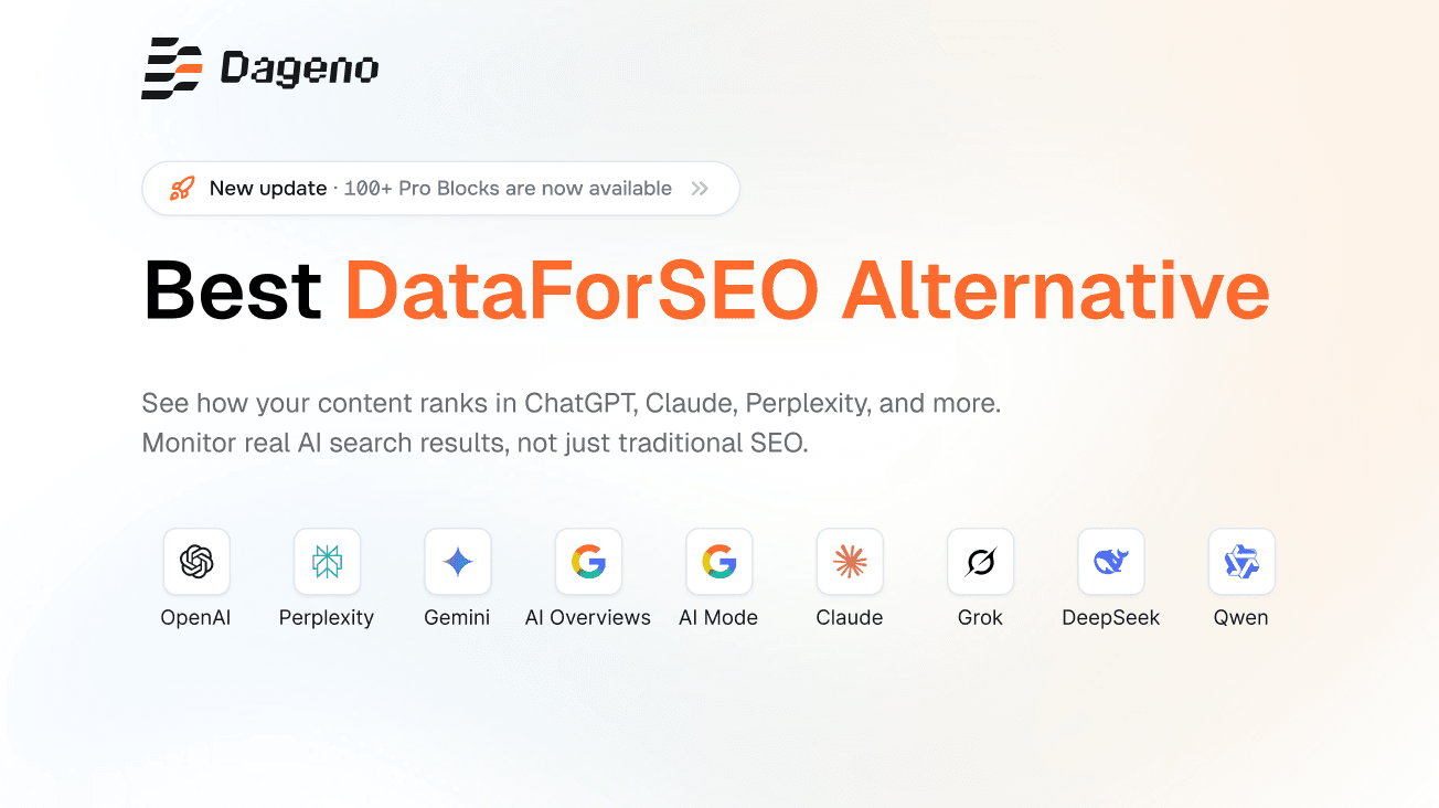 2026 年 7 个最佳 DataForSEO 替代方案：适用于 SERP API、SEO 数据和 GEO
