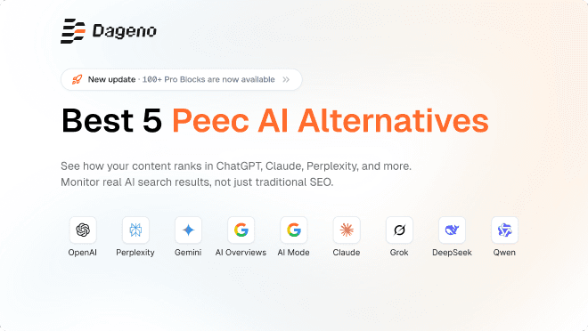最佳5个Peec AI替代品