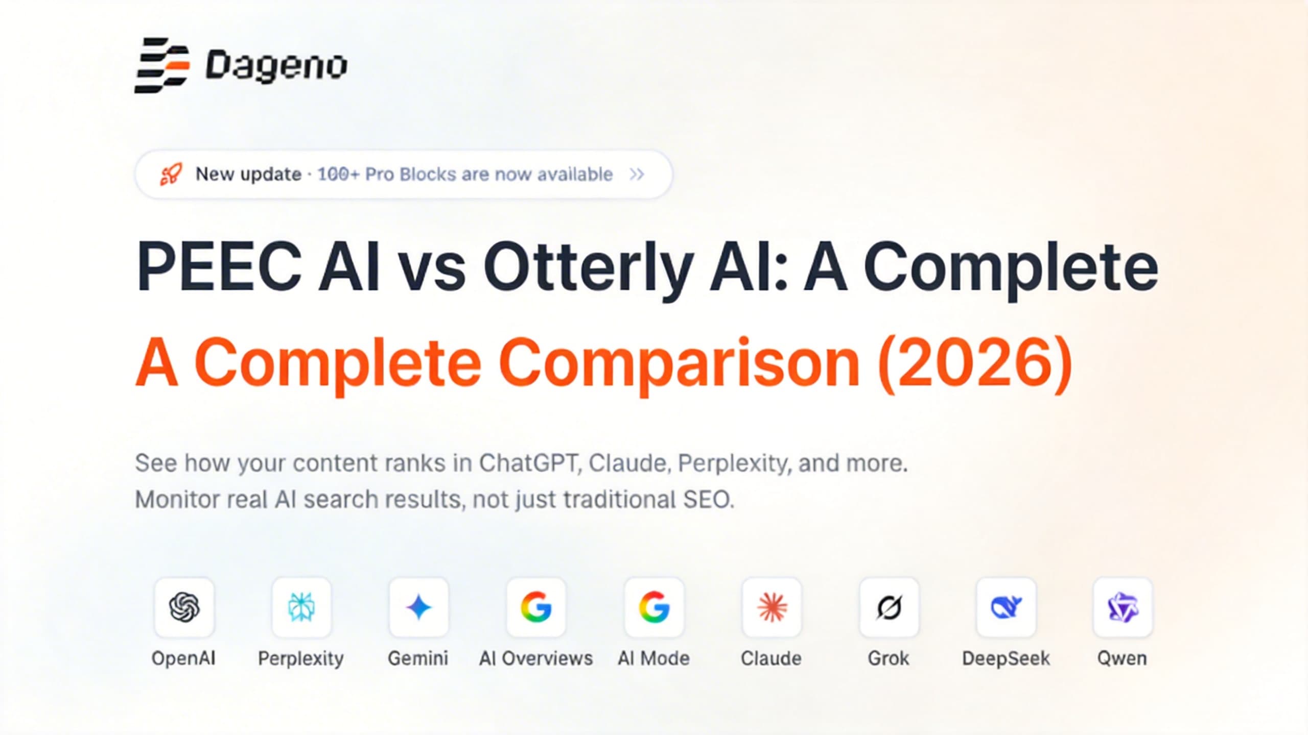 PEEC AI vs Otterly AI : comparaison complète (2026)