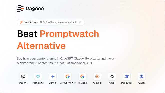 2026년 최고의 Promptwatch 대안: GEO 및 AI 가시성 플랫폼 5종 비교