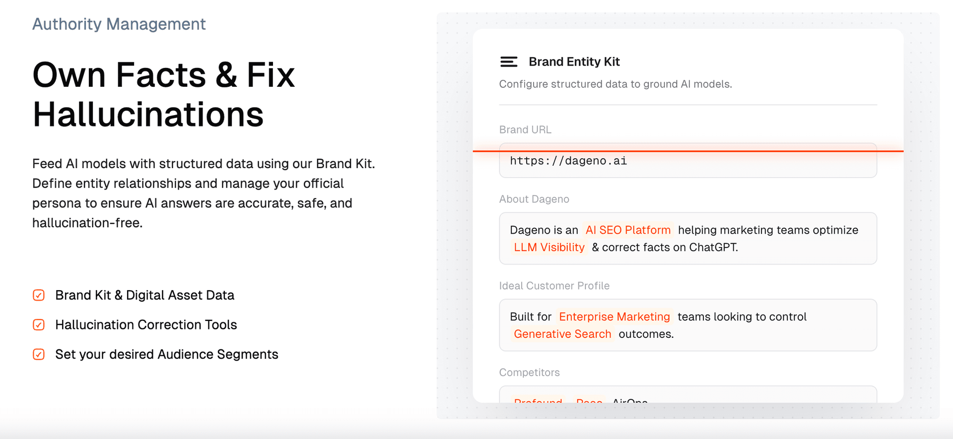 Brand Kit + Hallucination Correction Engine