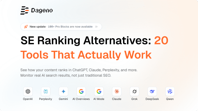 SE Ranking Alternatives (2026): 20 Tools That Actually Work — and Why Most Don’t