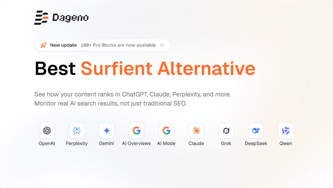 2026 年最佳 Surfient 替代方案：超越 Shopify 的品牌 GEO 平台