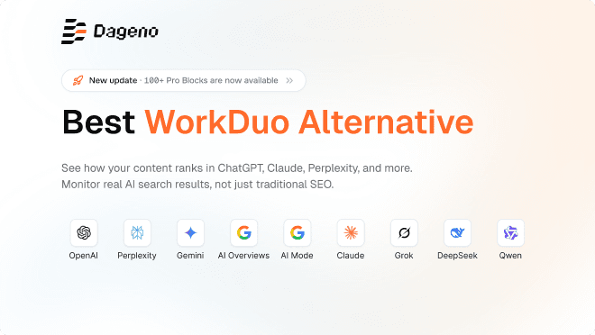 La mejor alternativa a WorkDuo en 2026: plataformas GEO que también publican contenido