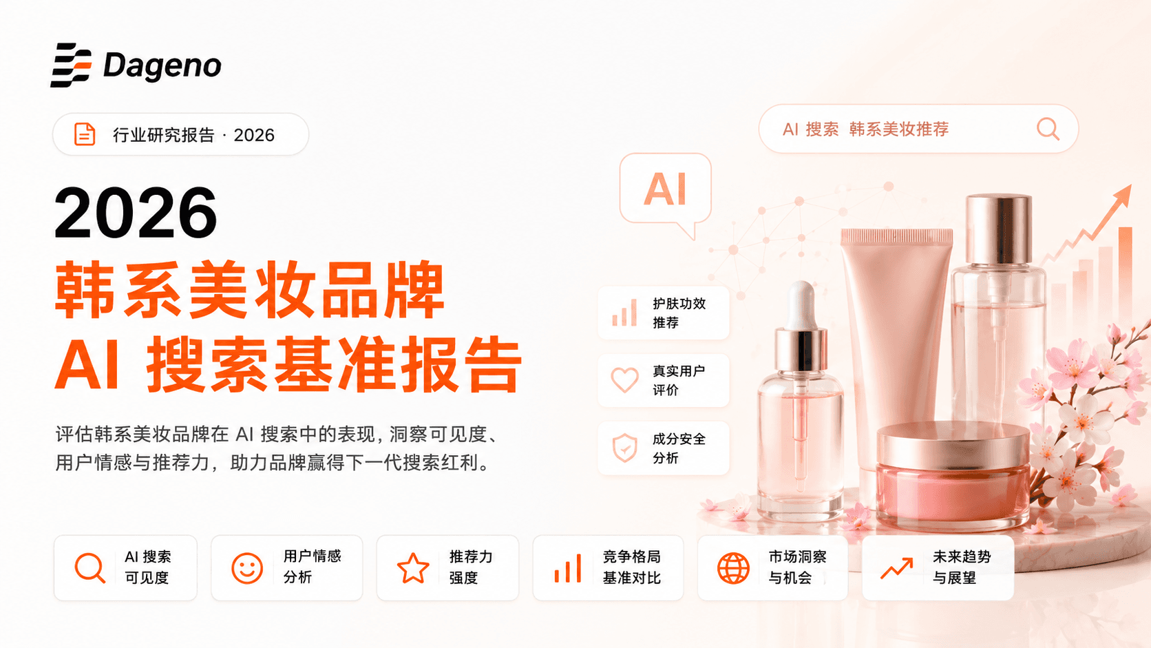 2026 美妆品牌 AI 搜索基准报告 | Dageno AI GEO 洞察