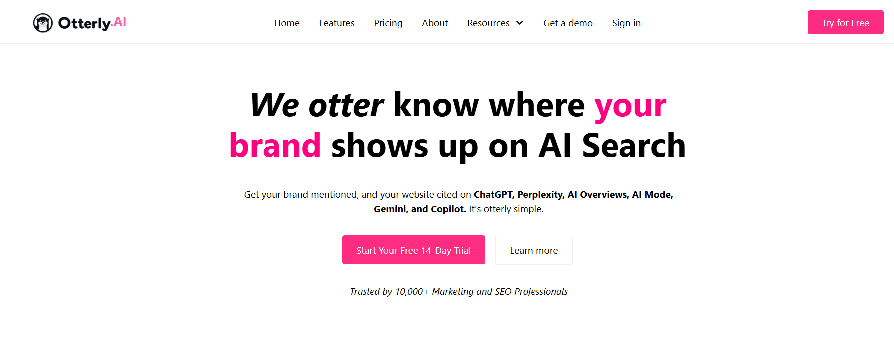 Otterly AI 截图