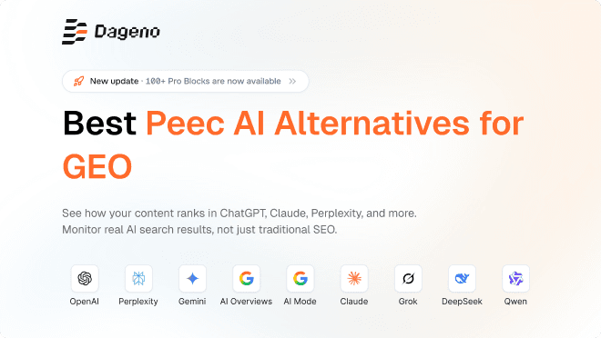 2026 年 10 款最佳 GEO Peec AI 替代方案