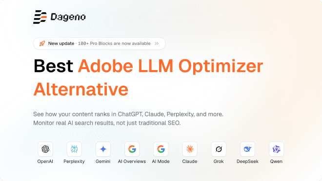 Adobe LLM Optimizer 및 Brand Visibility 제품 업데이트