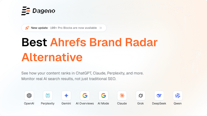 2026년 최고의 Ahrefs Brand Radar 대안: GEO 및 AI 가시성 플랫폼 5종 비교