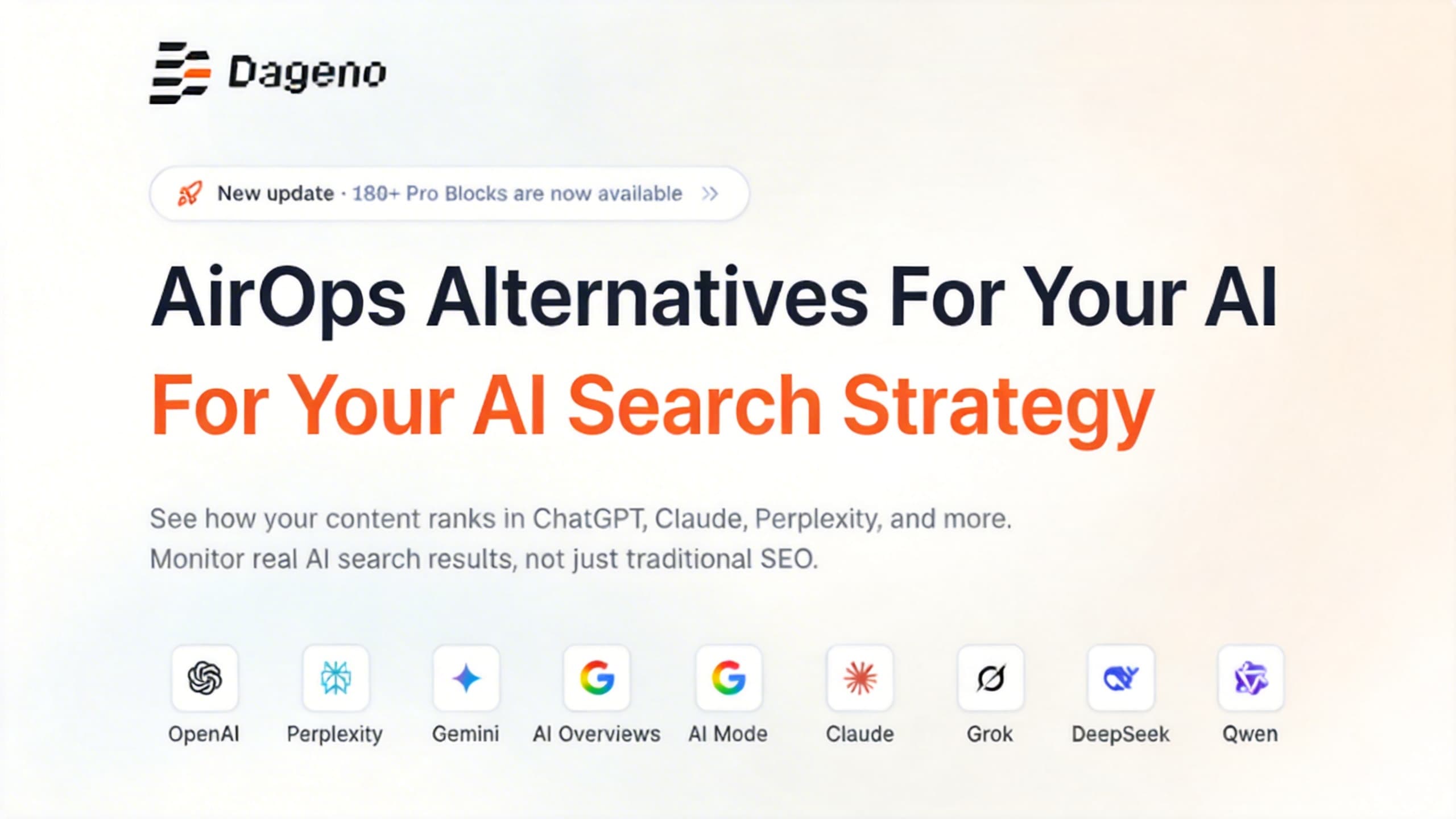 AI 검색 전략을 위한 AirOps 대안 7가지