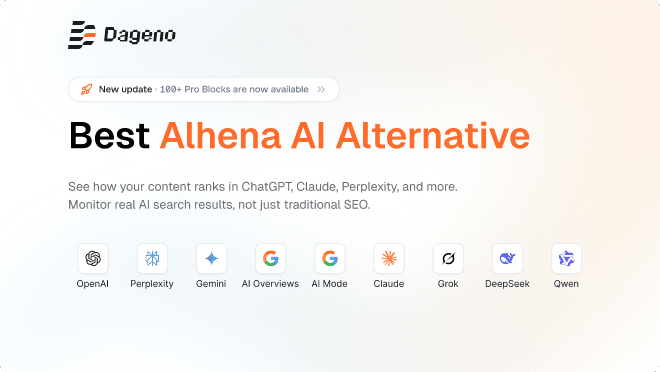 2026년 GEO 및 AI 검색 가시성을 위한 최고의 Alhena AI 대안