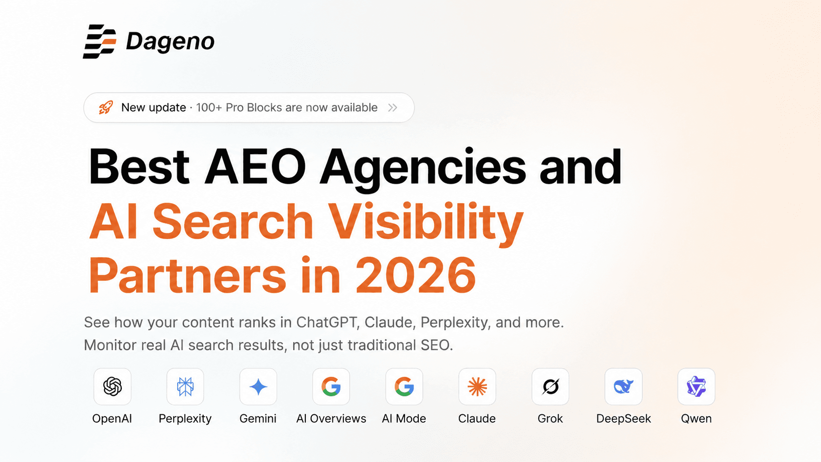 2026 年最佳 AEO 代理商与 AI 搜索可见性合作伙伴