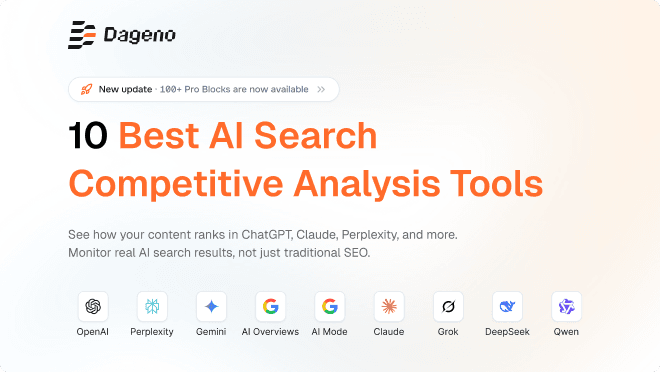 2026년 최고의 AI 검색 경쟁 분석 도구 10선