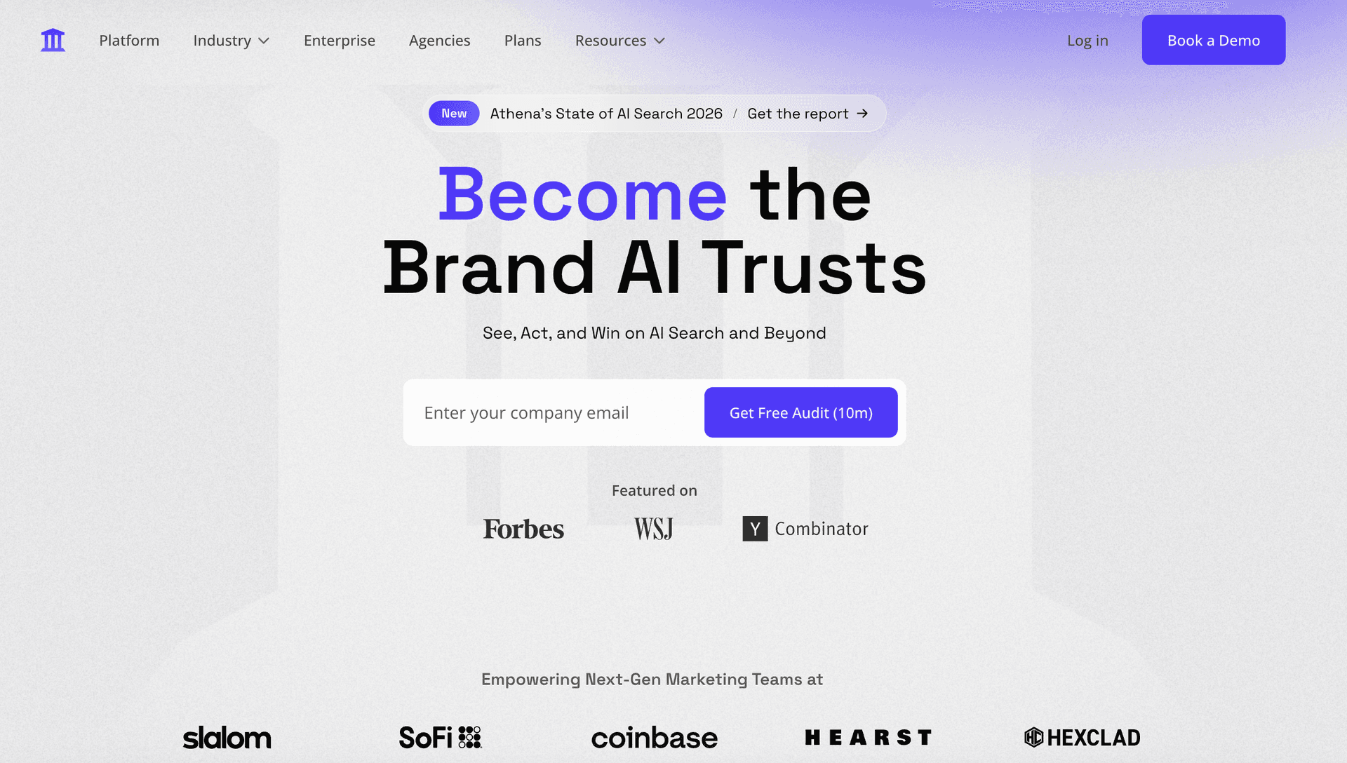 AthenaHQ — 最适合跨职能 GEO 项目