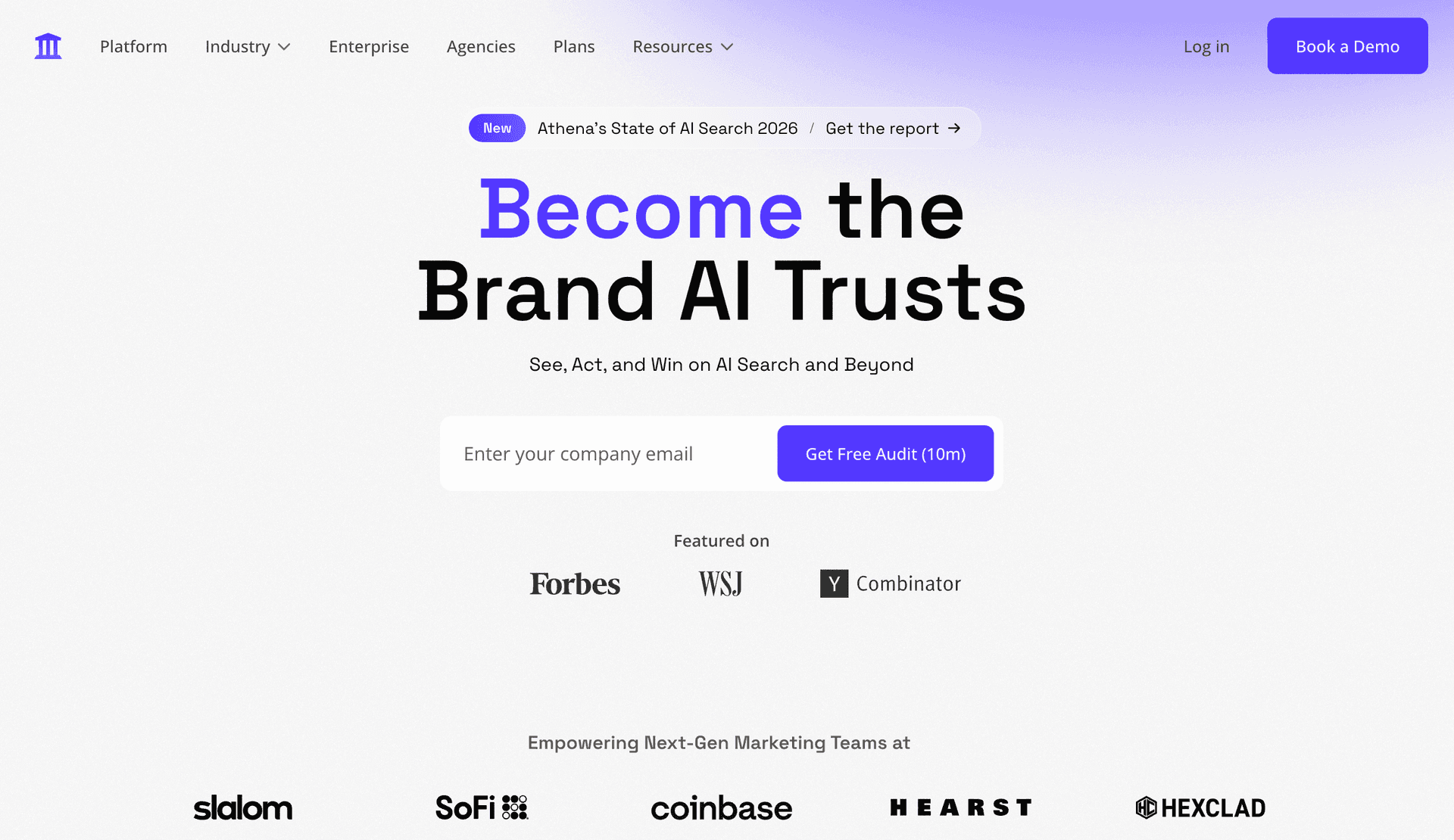 AthenaHQ — AI検索コマンドセンターとして最適