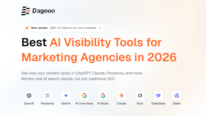 2026 年营销代理机构最佳 AI 可见性工具