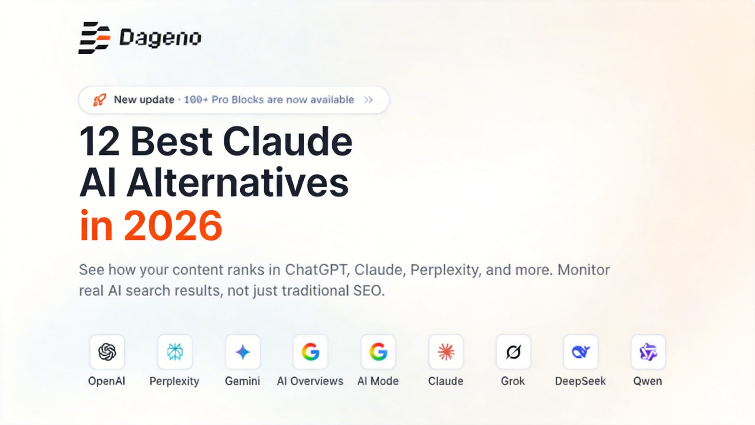 2026년 최고의 Claude AI 대안 8가지 (비교)