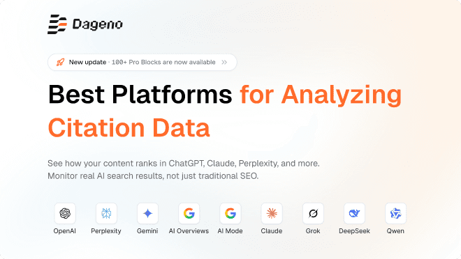 Best Platforms for Analyzing Citation Data for LLMO Strategies
