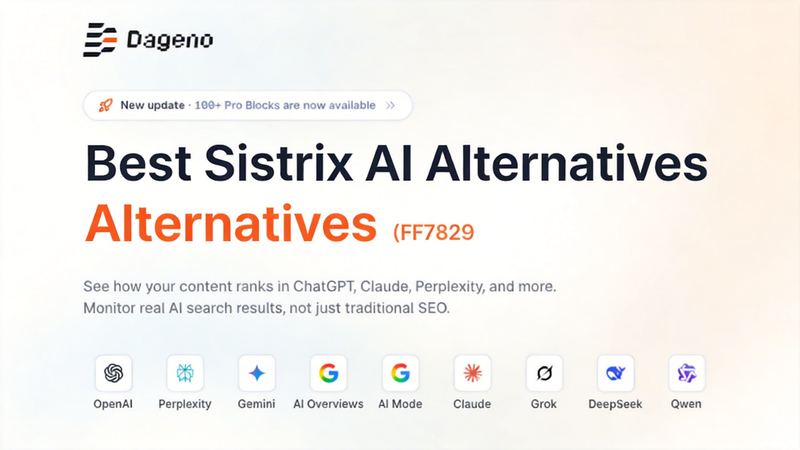 2026년 최고의 SISTRIX AI 대안 6가지(비교)