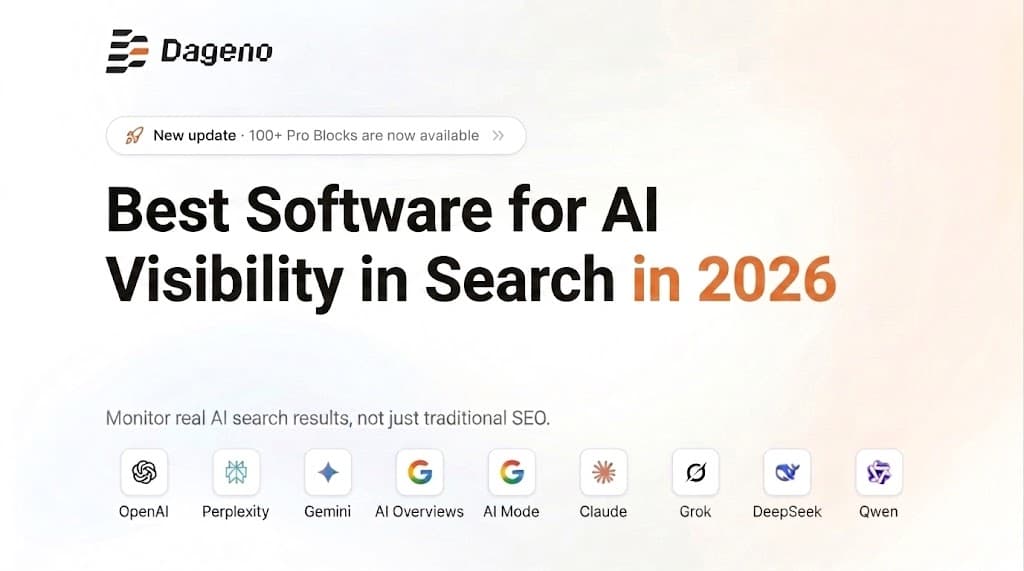 2026년 AI 검색 가시성 분석을 위한 최고의 소프트웨어