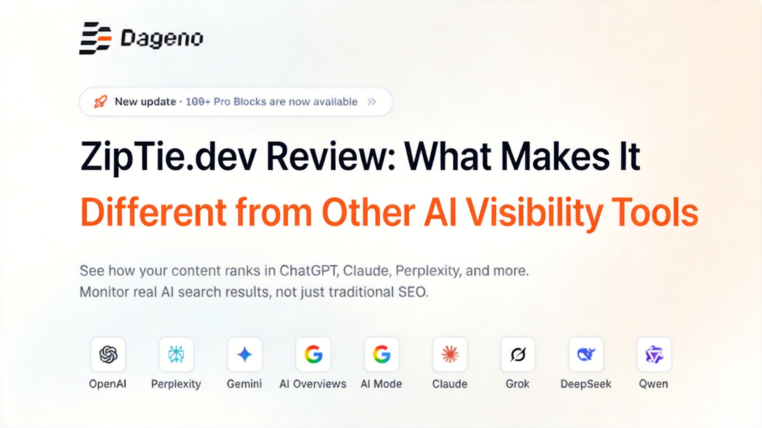 ZipTie.dev 评测:它与其他 AI 可见性工具的不同之处是什么