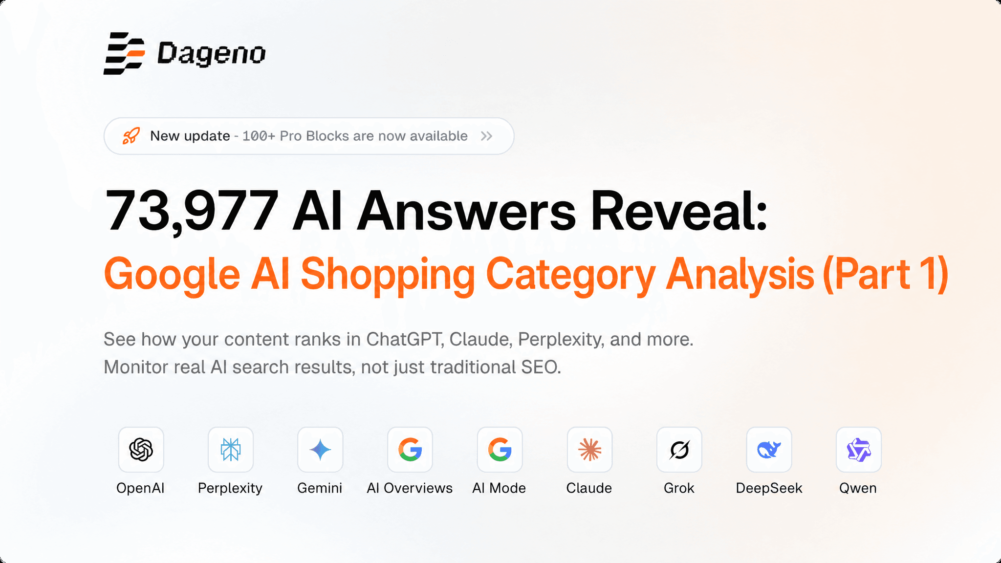 73 977 réponses d’IA révèlent : analyse des catégories Google AI Shopping (partie 1)