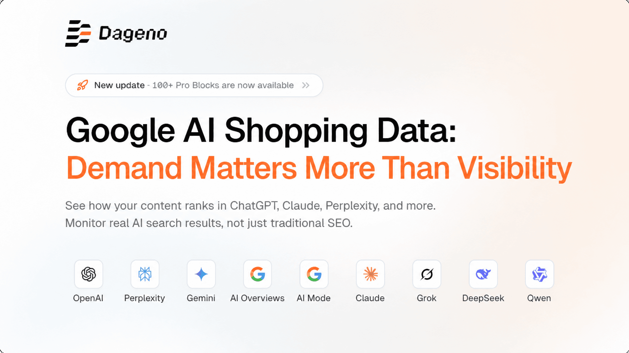 Google AI 购物数据:需求比曝光更重要