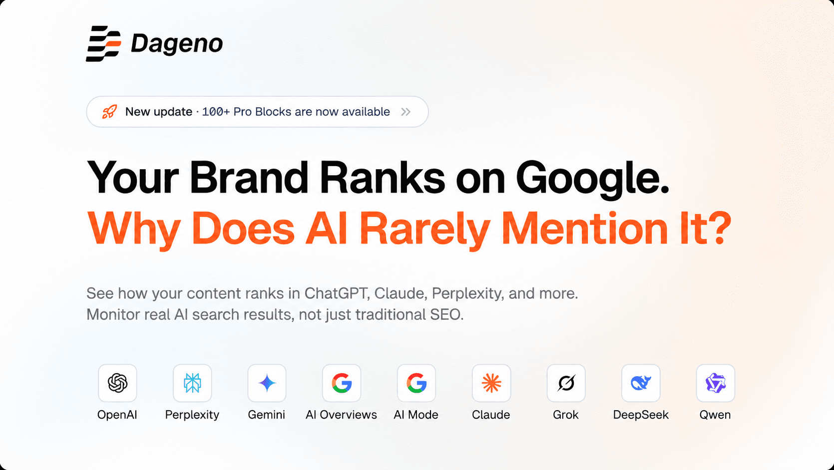 Votre marque est bien positionnée sur Google, mais rarement mentionnée par l’IA : des pages ou des preuves ?