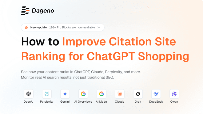 如何提升 ChatGPT 购物产品的引用网站排名