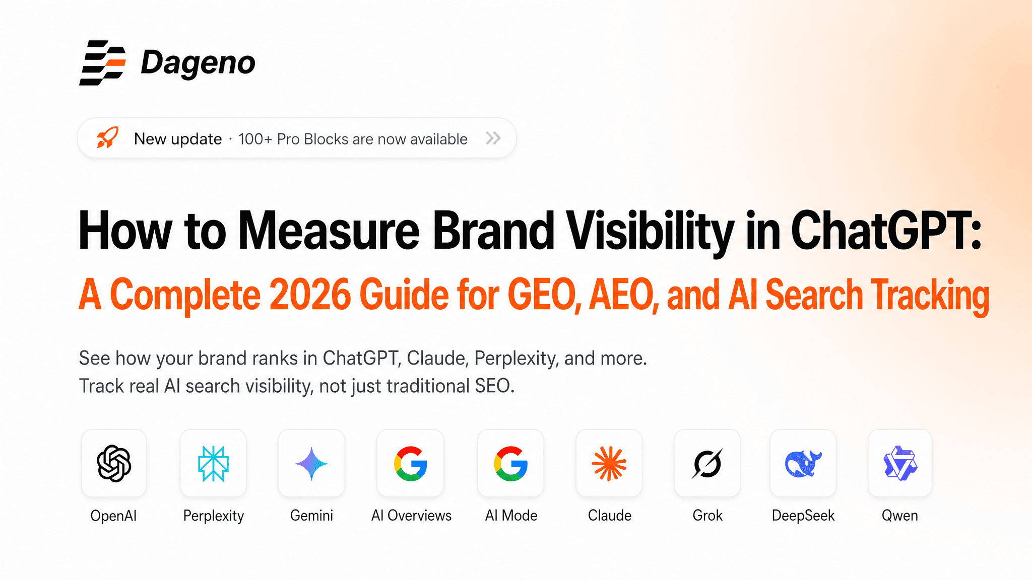 How to Measure Brand Visibility in ChatGPT: A Complete 2026 Guide for GEO, AEO, and AI Search Tracking