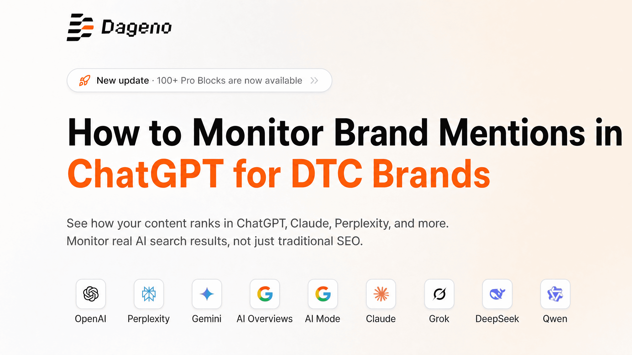 如何为 DTC 品牌监控 ChatGPT 中的品牌提及 | 2026 年指南