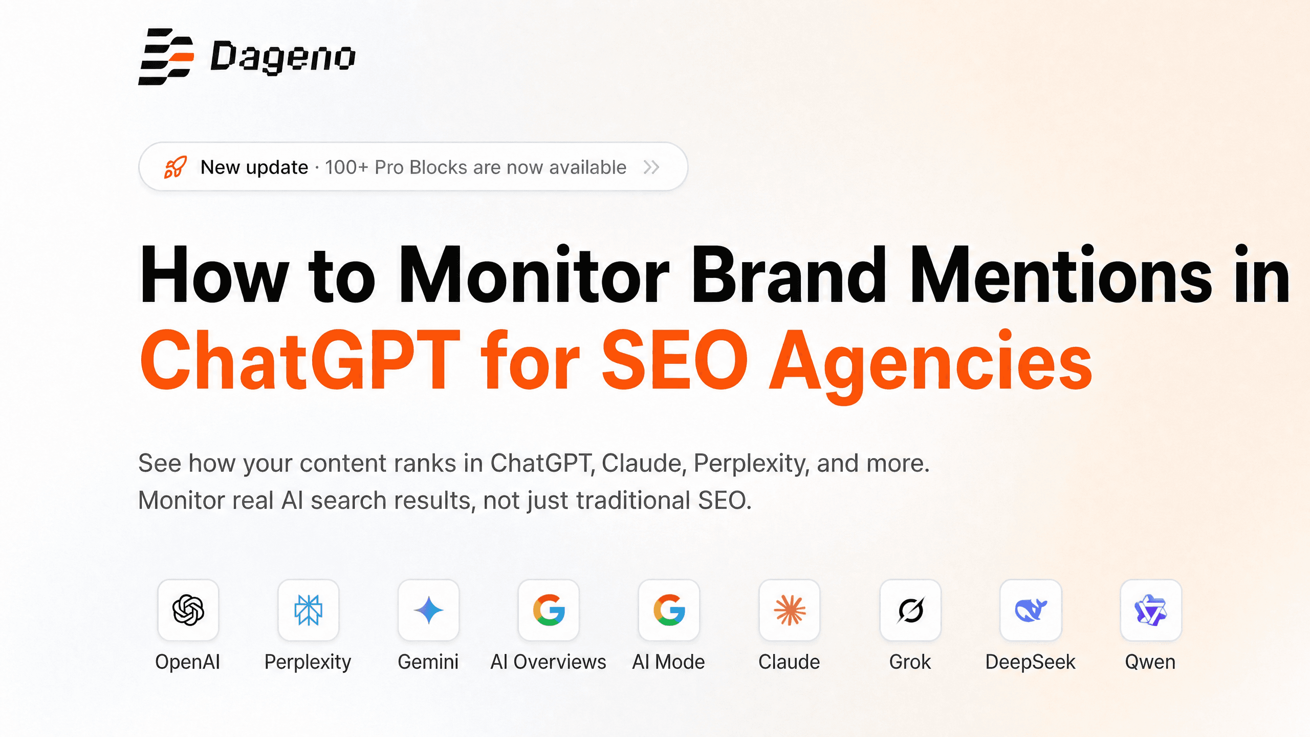 SEO 代理商如何监控 ChatGPT 中的品牌提及