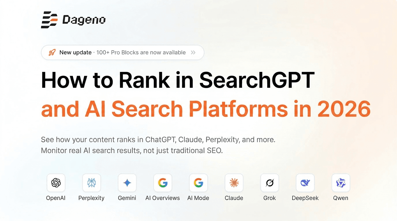 如何在 2026 年的 SearchGPT 和 AI 搜索平台中获得排名