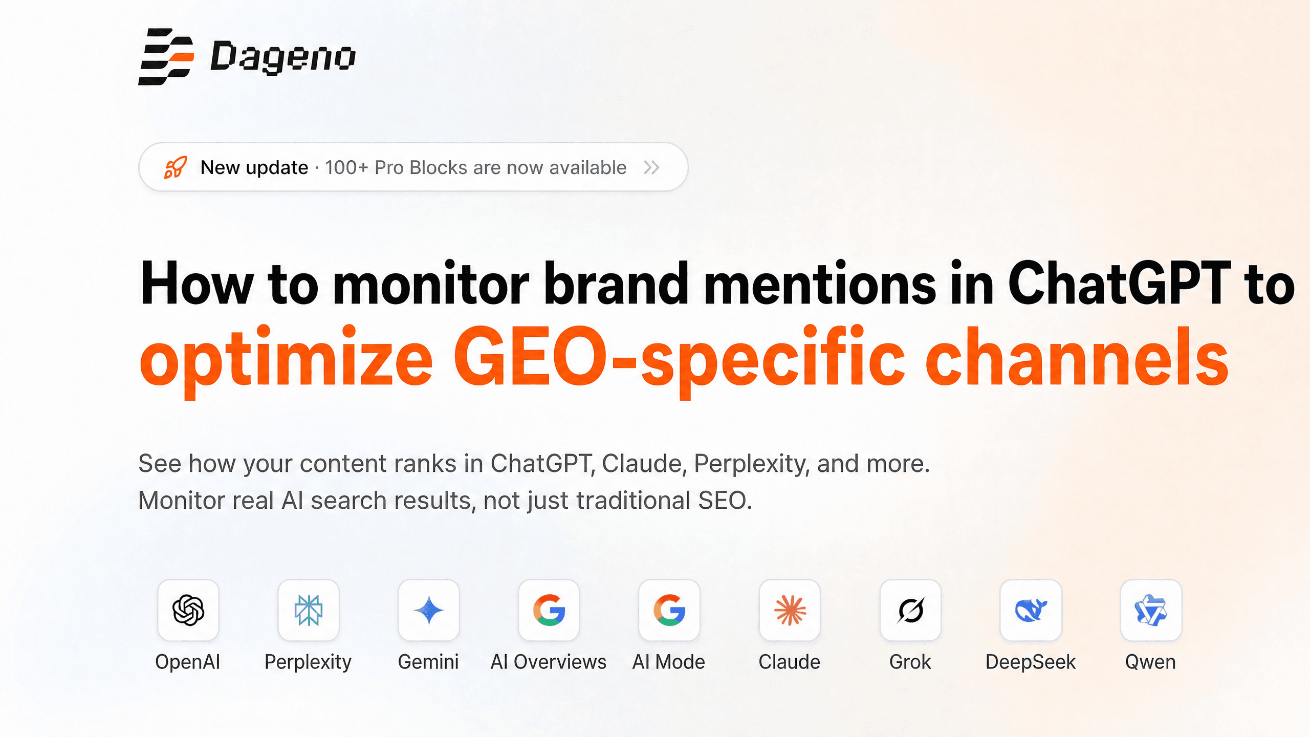 GEO 채널 최적화를 위해 ChatGPT에서 브랜드 언급을 모니터링하는 방법