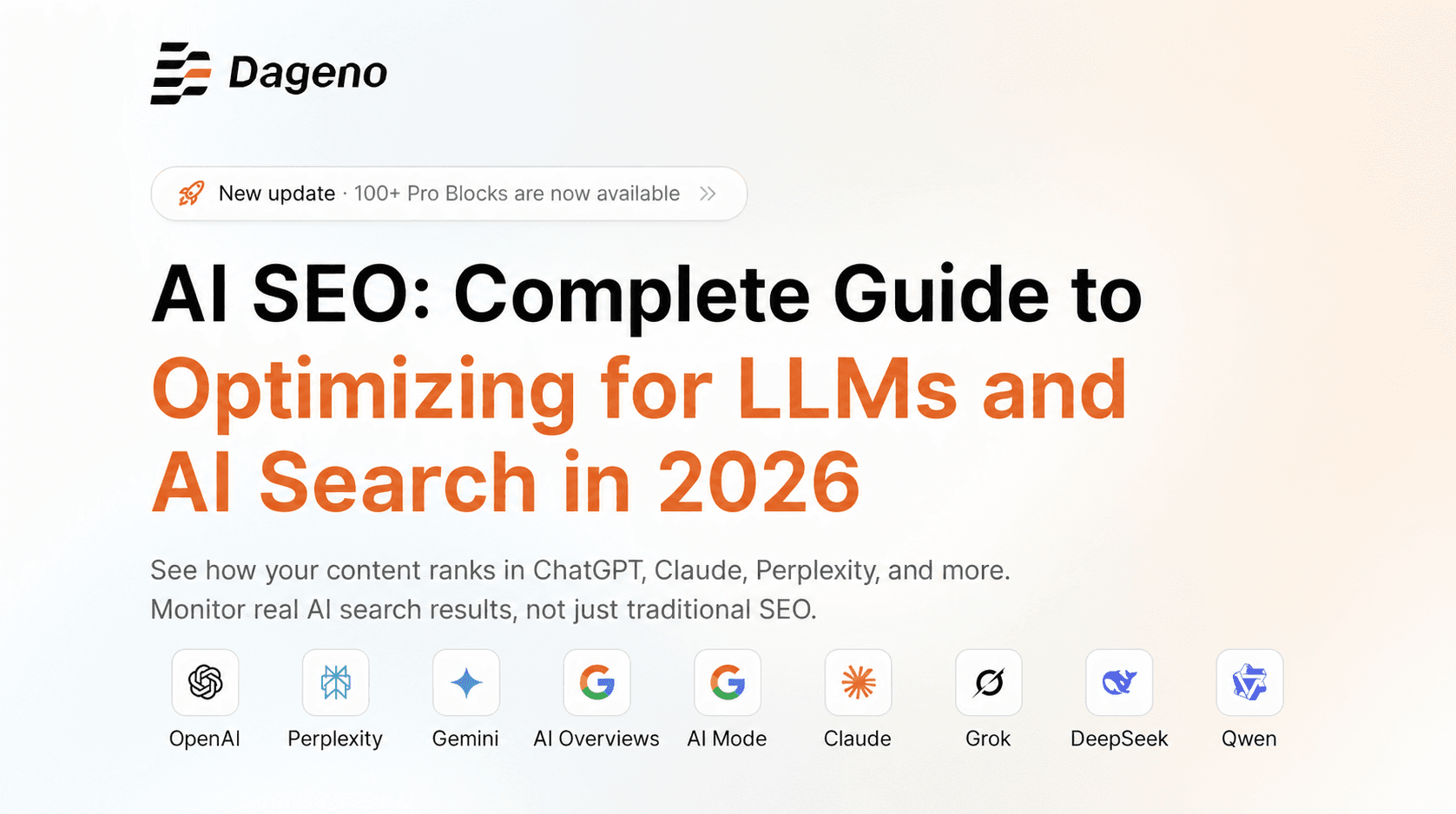 AI SEO: 2026년 대규모 언어 모델과 AI 검색 최적화를 위한 완벽 가이드