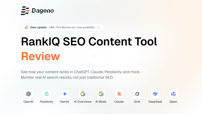 RankIQ SEO 内容优化工具评测:它足以应对 2026 年的 SEO 和 GEO 需求吗?