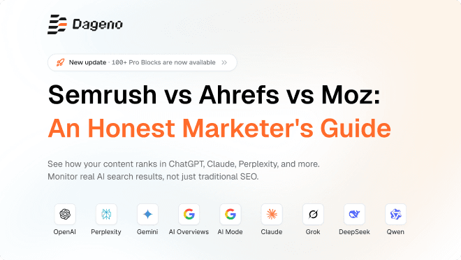 Semrush vs Ahrefs vs Moz: 마케터를 위한 솔직한 가이드