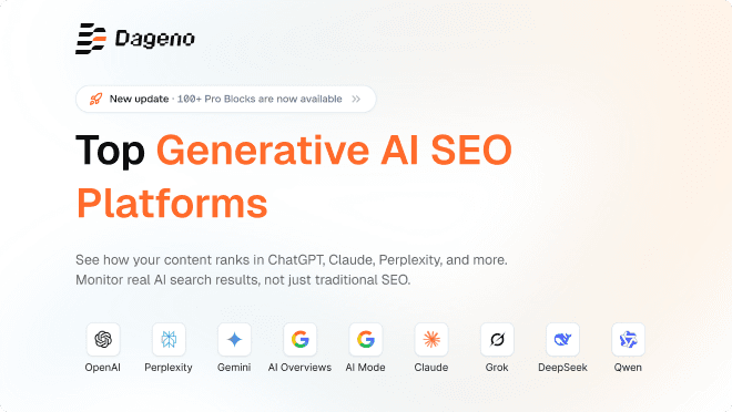 2026년 최고의 생성형 AI SEO 플랫폼 7선