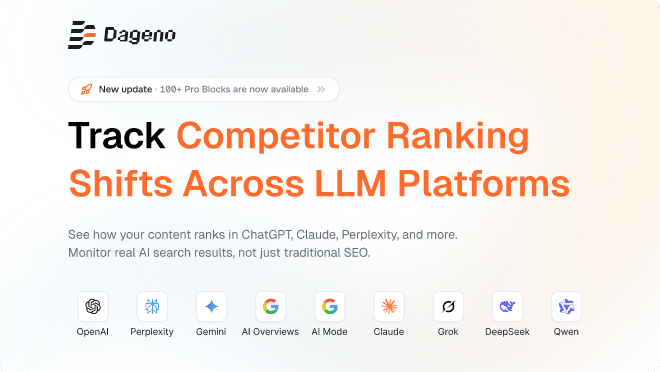 Track Competitor Ranking Shifts Across Multiple LLM Platforms